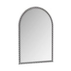 Vintage Iron Art Arch Mirror, Wall Hanging Or Table Display