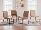 Pharwynn - 5 Pc. - Dining Room Table, 4 Side Chair - Black