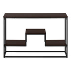 Accent Console Table For Entryway, Multi-Tier Design