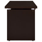 Skylar 55-inch Computer Desk with Keyboard Drawer Cappuccino