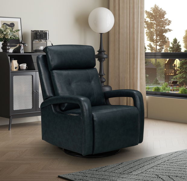 Gilbert - Power Swivel Glider Recliner With Power Recline, Power Headrest And Power Lumbar