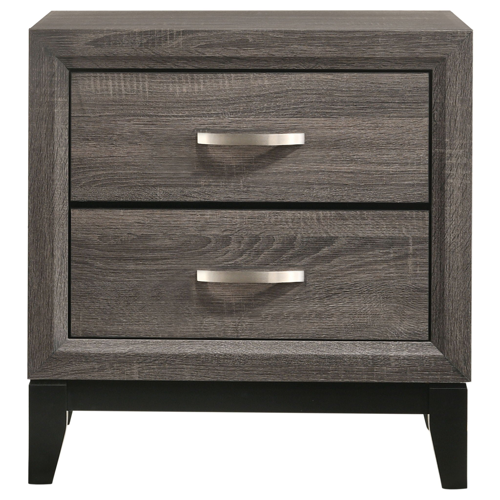 Watson Four-piece Full Bedroom Set Grey Oak