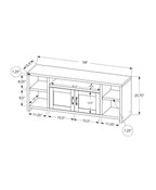TV Stand Console Media Entertainment Center Storage Cabinet For Living Room