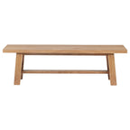 Middleton 60-inch Wood Backless Dining Bench Natural Brown