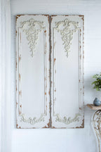 Set Of Large Wooden Rectangle Hanging Panels