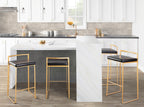 Fuji - Contemporary / Glam & Quality Construction Barstool