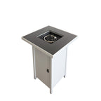 Powdercoated Fire Pit With Top