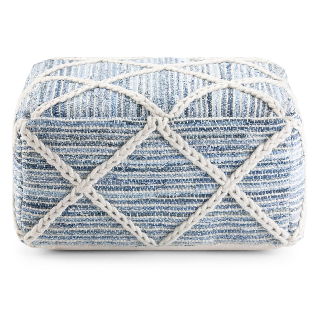 Cowan - Handcrafted Square Pouf