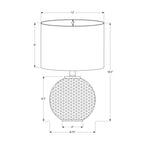 Lighting, Table Lamp, Modern - Gray / Cream