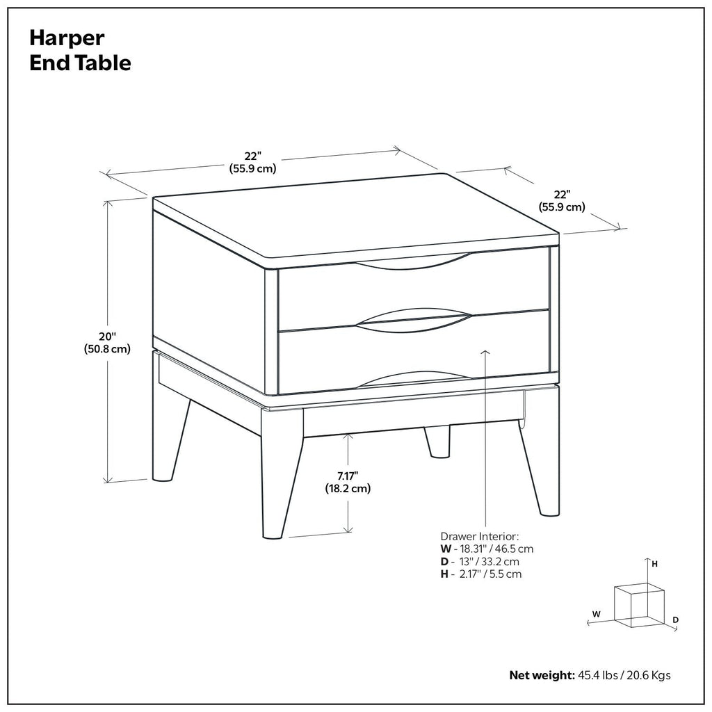 Harper - Handcrafted End Table