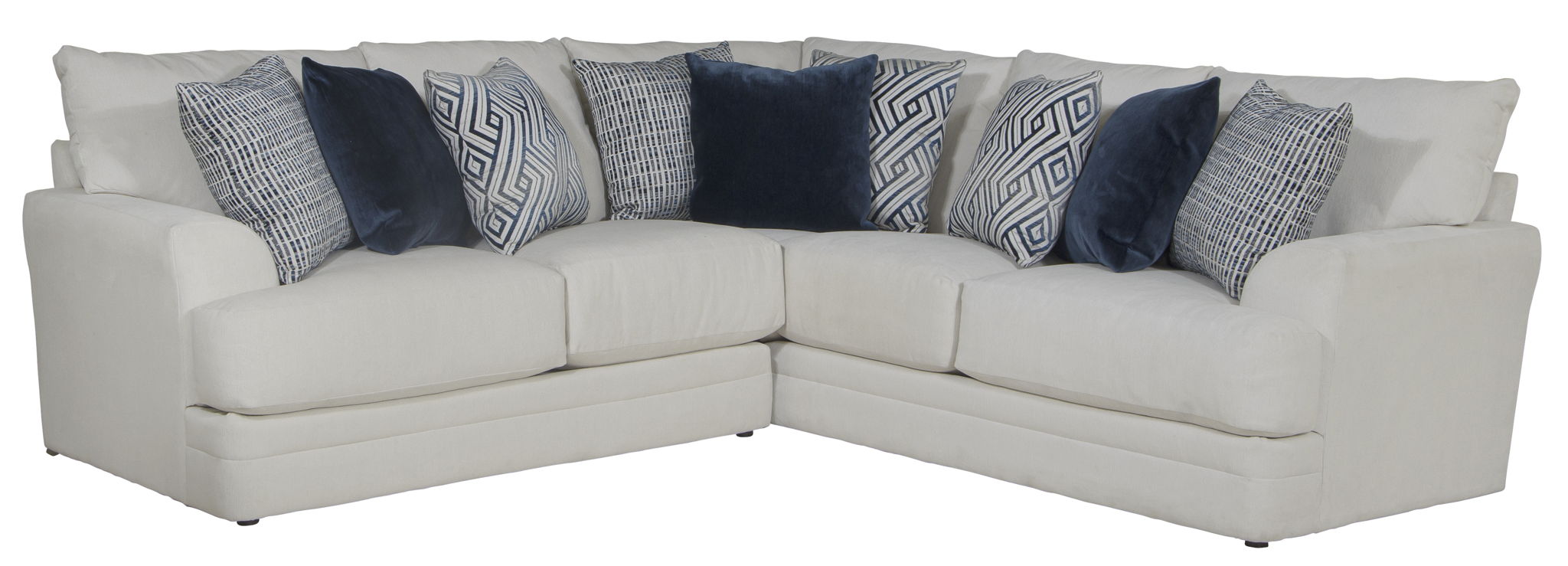 Polaris - Sectional With Comfort Coil Seating And Accent Pillows Included