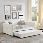 Upholstered Daybed With Pop Up Trundle
