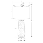 Lighting, Table Lamp, Resin, Modern - Gray