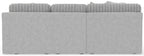 Logan - Upholstered Sectional With Comfort Coil Seating And Accent Pillows Included