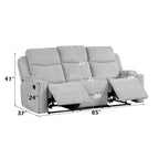 Galya - Motion Sofa - Light Gray Chenille