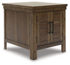 Moriville - Rectangular End Table - Grayish Brown