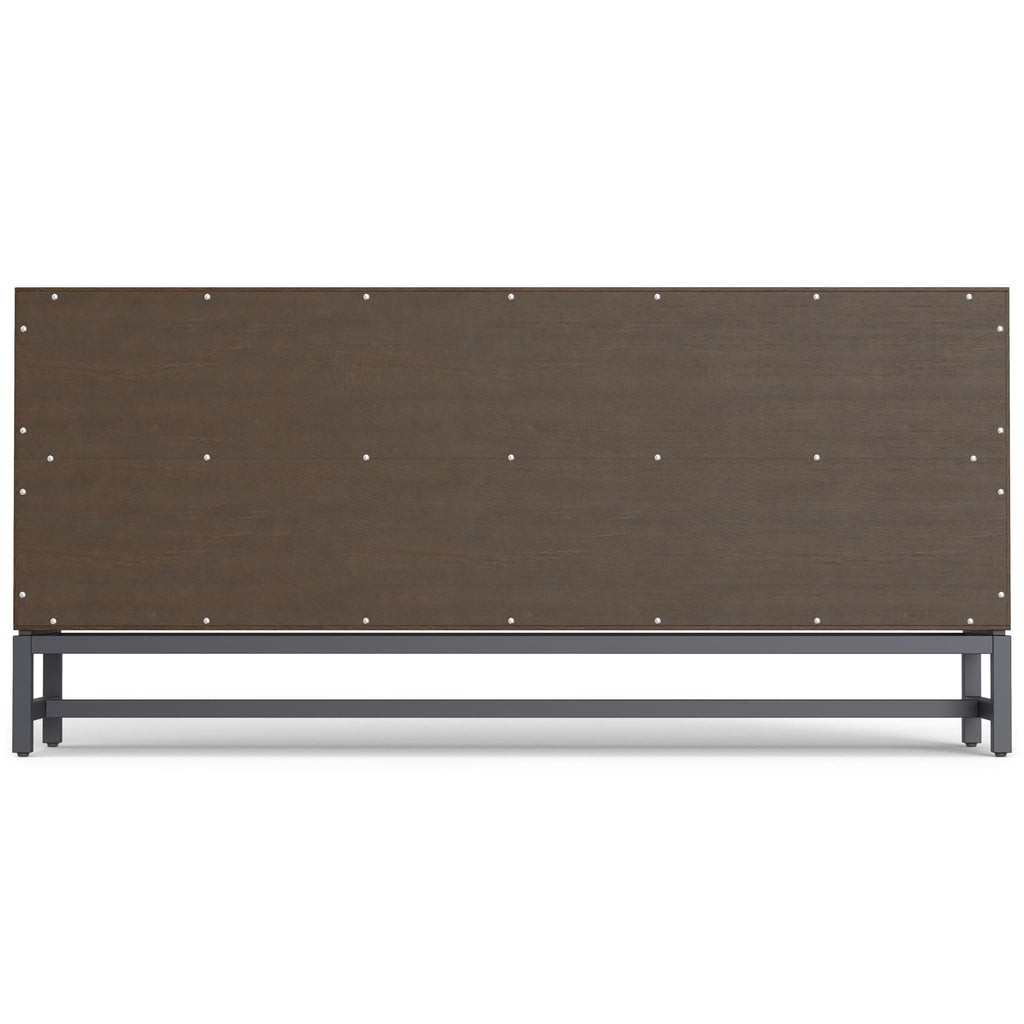 Banting - Low Wide Bookcase - Walnut Brown