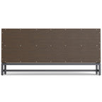 Banting - Low Wide Bookcase - Walnut Brown