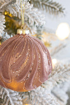 Decorative Hanging Ball Christmas Tree Ornaments For Holiday Party Decorations (Set of 6)