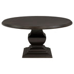 Twyla 7-piece Round Wood Dining Room Table Set Dark Cocoa