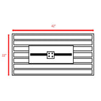 Rectangular Fire Pit With Frame Elegant Design