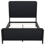 Brookmead Wood Queen Panel Bed Black