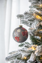 Glass Decorative Hanging Ball Christmas Tree Ornaments For Holiday Party Decorations