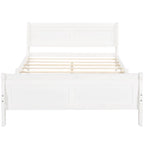 Platform Bed Frame Mattress Foundation Sleigh Bed With Headboard / Footboard / Wood Slat Suppor
