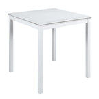 5 Piece Counter Height Table Set, Square Table And 4 Upholstered Chairs