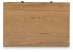 Sharlance - Lift Top Cocktail Table - Light Brown