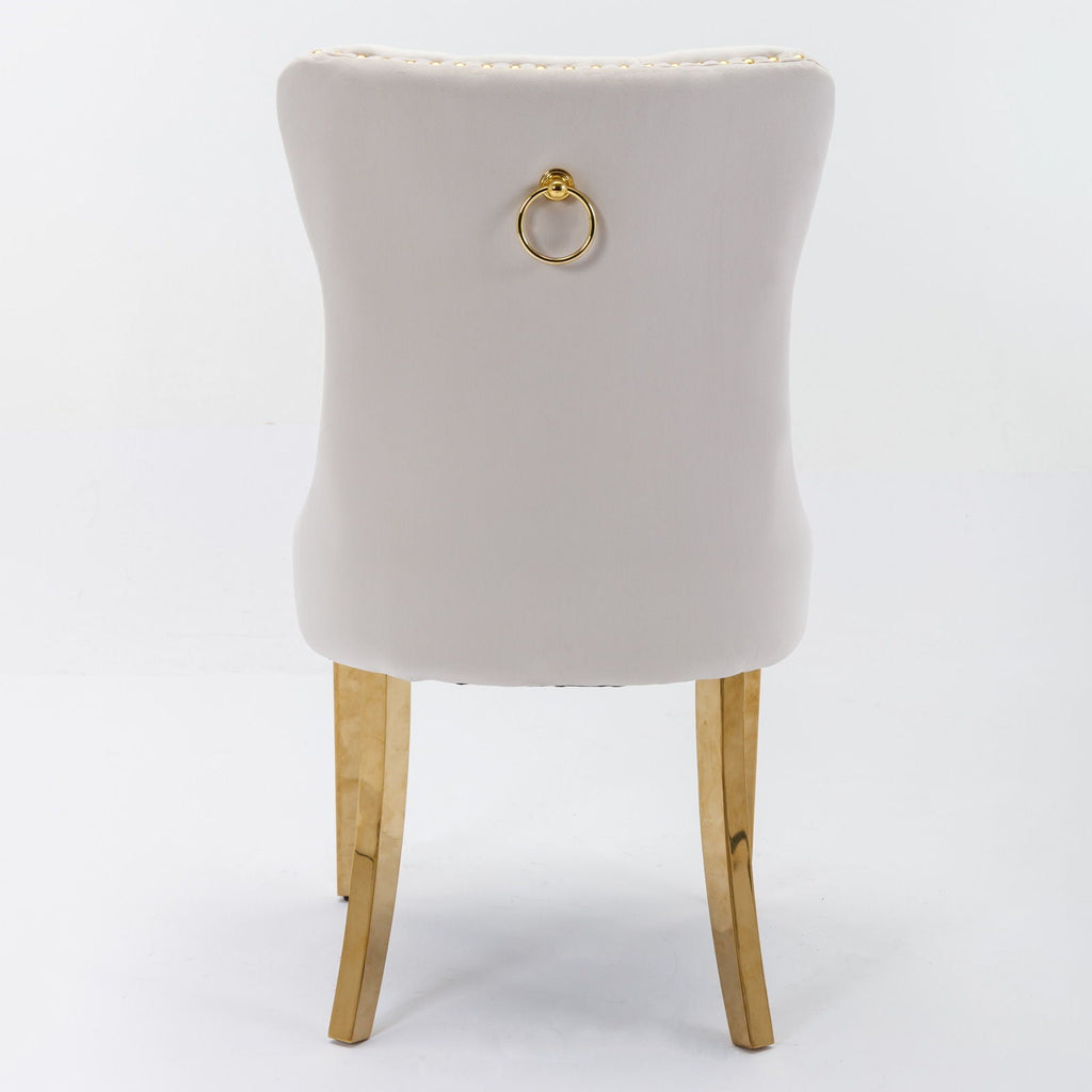 Nikki - Modern, High-End Tufted Dining Chair (Set of 2)