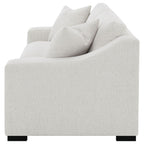 Ashlyn Fabric Upholstered Track Arm Sofa Sand
