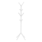 Coat Rack, Hall Tree, Free Standing, 8 Hooks, Entryway, Contemporary & Modern