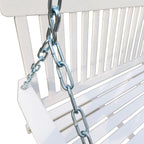 Front Porch Swing With Armrests For Outdoor Patio, Garden Yard, Backyard Or Sunroom