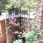 Metal Garden Rustproof Trellis For Climbing Plants Outdoor Flower Support