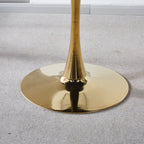 Tulip Table Mid-Century Dining Table With Round Table Top, Pedestal Dining Table, End Table Leisure Coffee Table