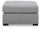 Lakepoint - Oversized Accent Ottoman - Nickel