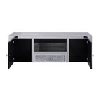 Noralie - TV Stand - Mirrored & Faux Diamonds