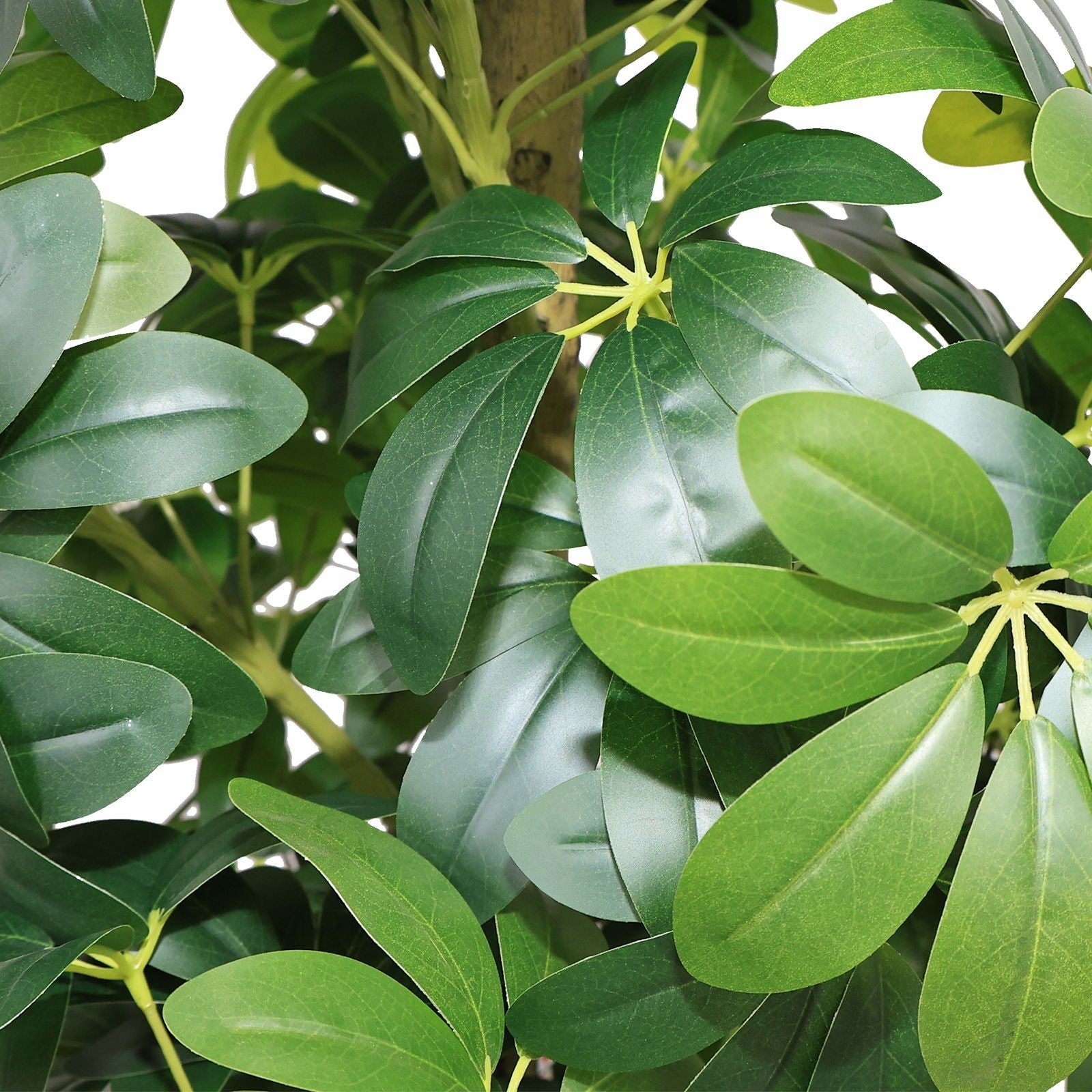 Realistic Faux Tree With Lifelike Foliage For Indoor And Outdoor Use - Green