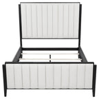 Brookmead 60-inch Upholstered Queen Bed Black