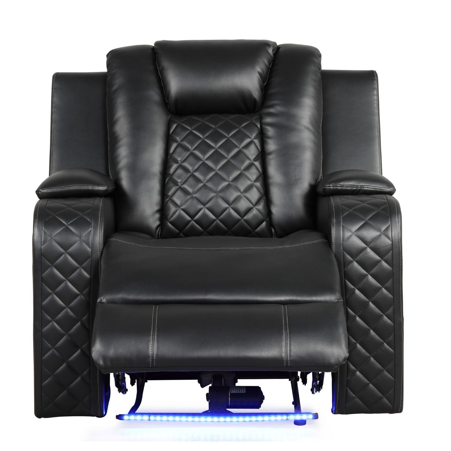 Benz - LED & Power Recliner Chair With Adjustable Headrest