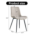 Modern Medieval Style Restaurant Cushioned Chairs With Suede Backrests