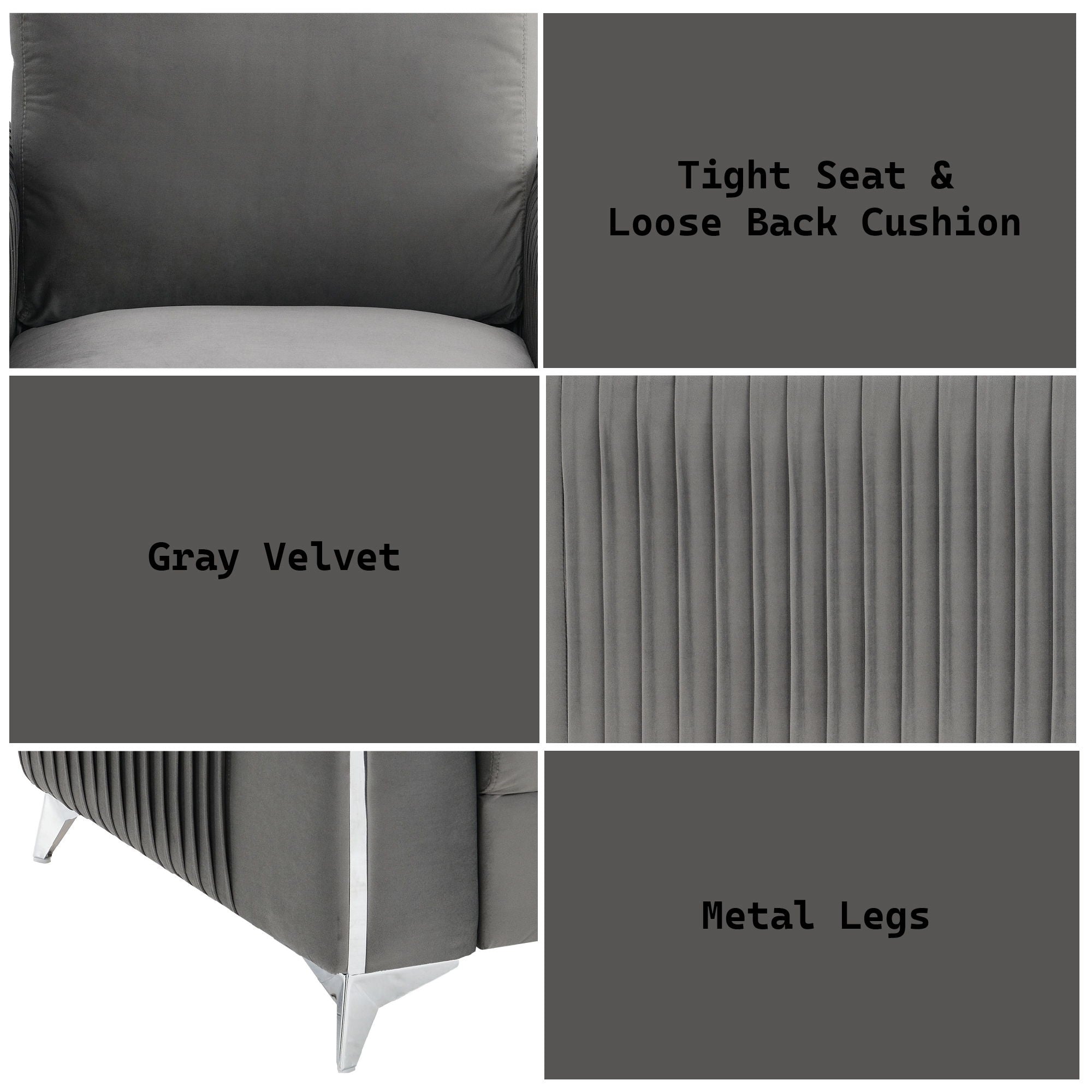 Wenona - Modern Loveseat