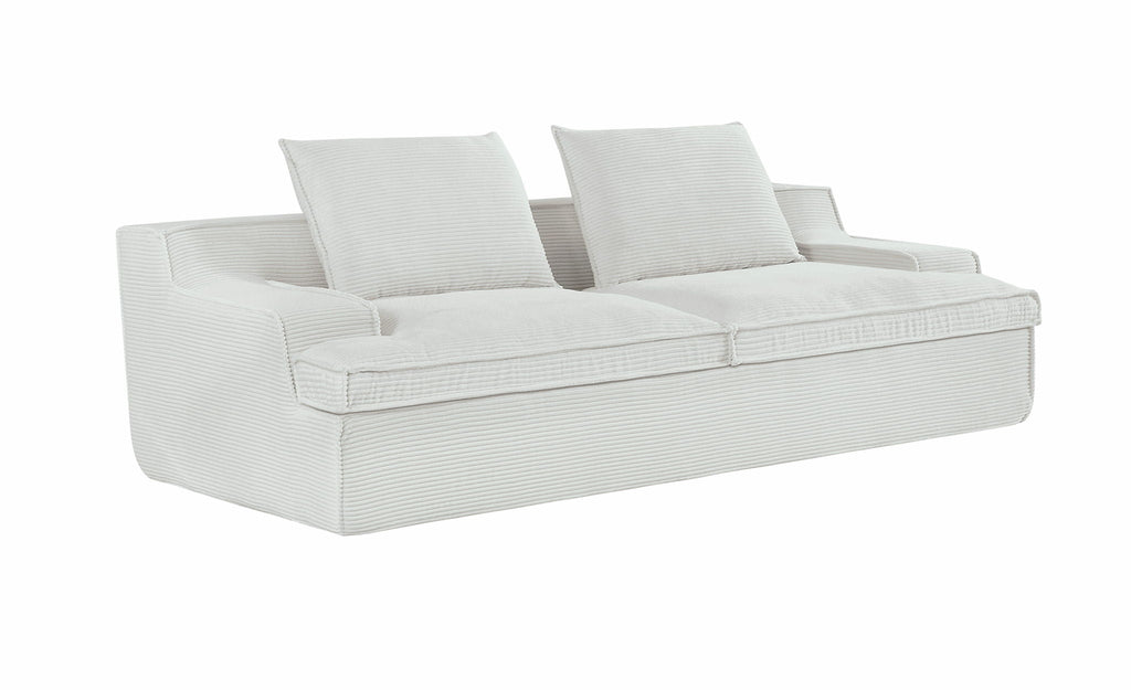 Nimbus - Oversized Full Foam 4 Seater Couch For Living Room Upholstered In Soft, Wide Armrests