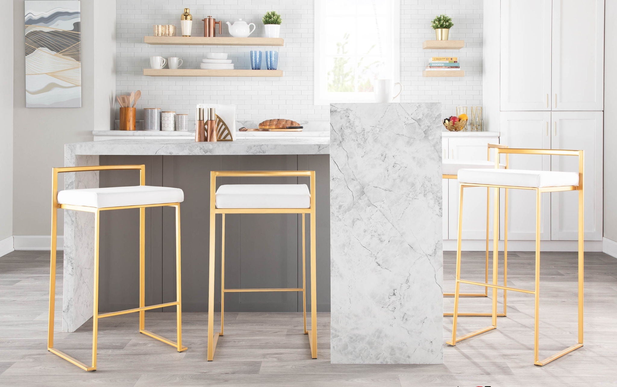 Fuji - Contemporary / Glam & Quality Construction Barstool