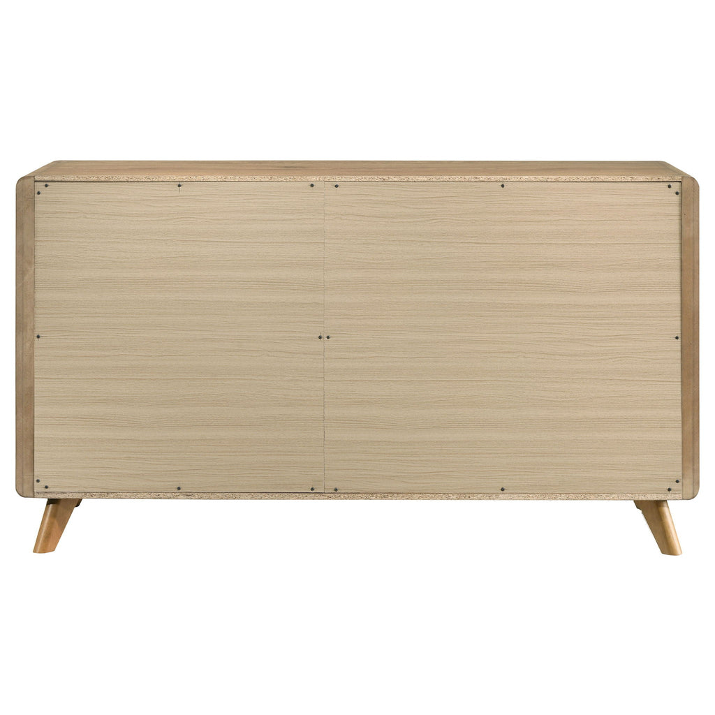 Bennett 6-drawer Bedroom Dresser Cabinet Light Oak