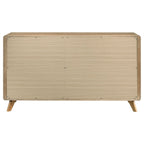 Bennett 6-drawer Bedroom Dresser Cabinet Light Oak