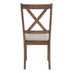 Dining Chair Side, Upholstered For Dining Room, Transitional (Set of 2)