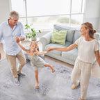 Maval - Abstract Washable Area Rug