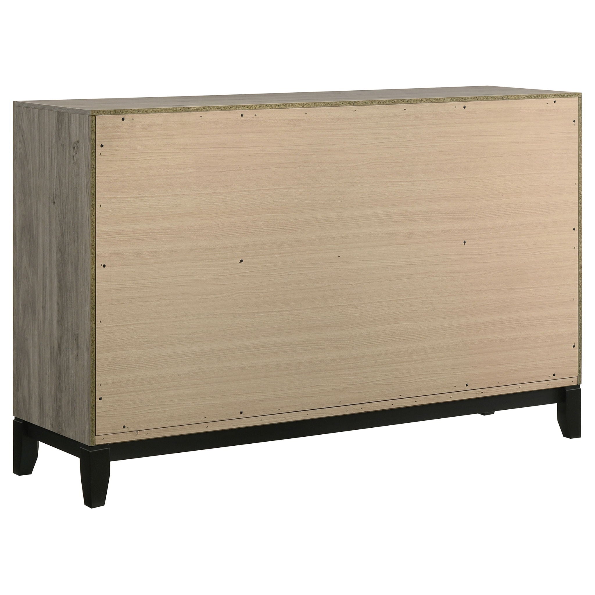 Valen 6-drawer Bedroom Dresser Cabinet Light Taupe